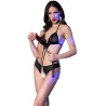 Chilirose - Body Crotchless Cr 4410 Noir S/M